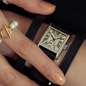 LONGINES 全新迷你多情雙圈皮革腕錶