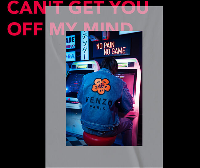 KENZO - BOKE FLOWER embroidered trucker jacket