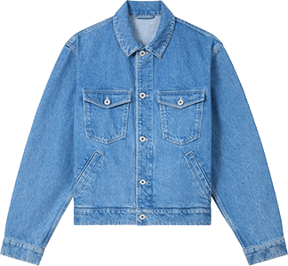 KENZO - BOKE FLOWER embroidered trucker jacket