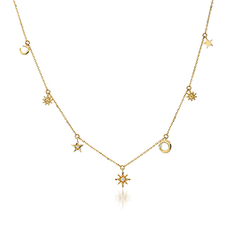 STAR JEWELRY - MOON&SUN項鍊